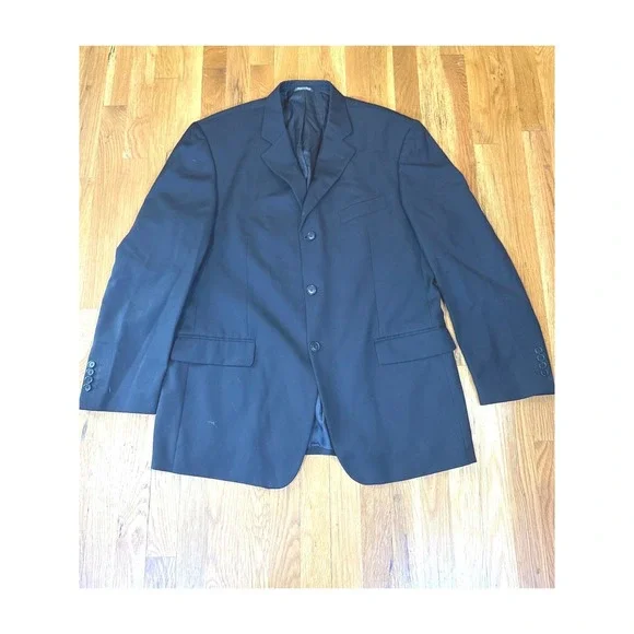 Missoni Mens Blazer Sport Coat Black Italy Size 44 Luxury