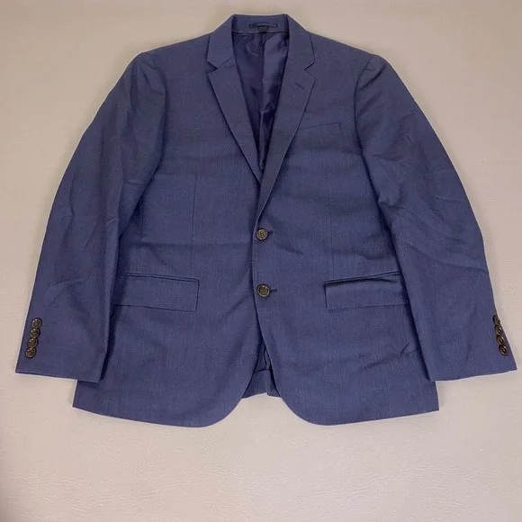 J.Crew Ludlow Traveler Blazer Men's Size 40S Navy Blue 100% Wool *Flaw*