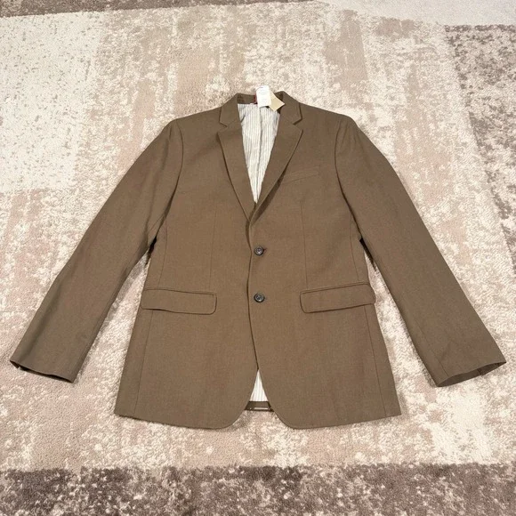 Banana Republic Heritage Collection Blazer Mens 40L Brown Preppy Academia Jacket