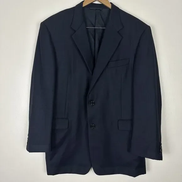Loro Piana Men's Navy Blue Sport Coat Blazer
