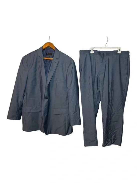 INC International Concepts Men’s Blue 2 Piece Suit XXL Jacket 38x26 Pants
