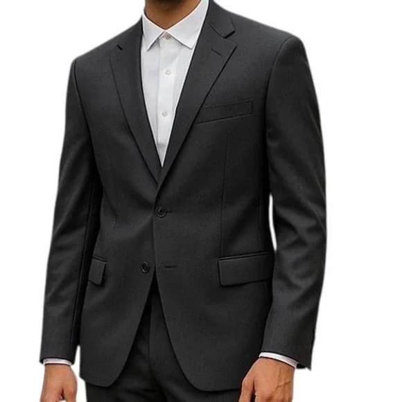 Lauren Ralph Lauren Men's Wool Blend Sport Coat Blazer Black Size 44R Business‎