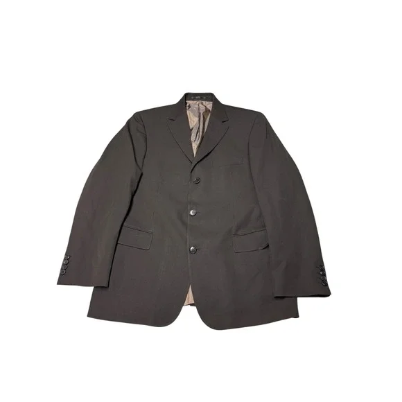 Hugo Boss Mens Rossellini Movie‎ Blazer Super 120 Virgin Wool Brown Jacket 52