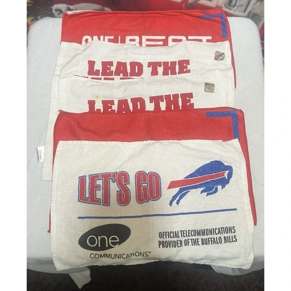 Buffalo Bills NFL Set Of 5 Rally Or Golf Towels New With‎ Sticker