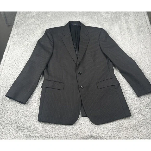 346 Brooks Brothers Sport Coat Mens 42 Striped Wool Stretch Blazer Jacket