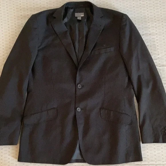 H&M striped suit jacket 44R