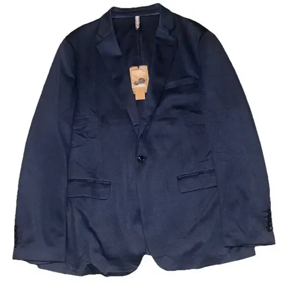 PJ Paul Jones Mens Navy Blazer Sport Coat XL Single Button Formal Jacket NWT