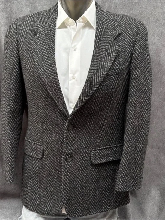 Vintage wool tweed sport coat blazer men’s 40 long