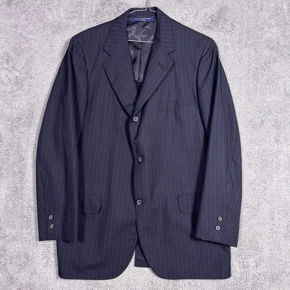 Vintage Brooks Brothers Blazer Mens 43R Sport Coat Suit Jacket Pinstripe 1960s