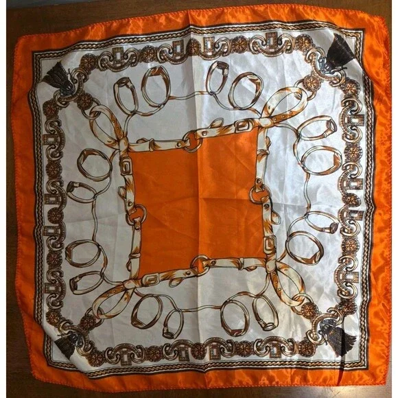 Kenneth Jones Italy Square Purse Scarf 20x20