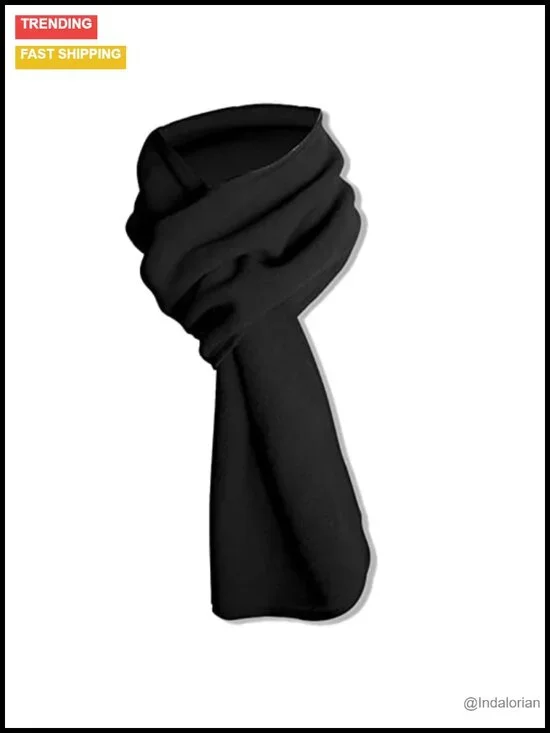 Soft Lightweight Fleece Scarf Wrap for Cold Weather