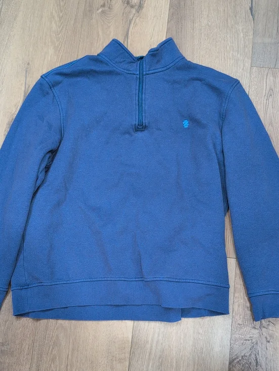 Izod Men's Royal Blue Quarter-Zip Sweater