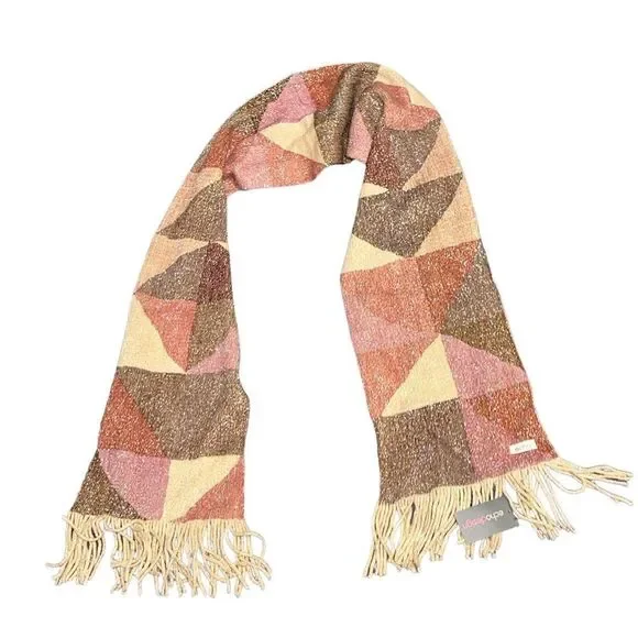 NEW WITH‎ TAGS WOMEN ECHO DESIGN GEOMETRIC SCARF
