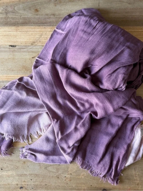 Women’s purple ombré scarf shawl wrap