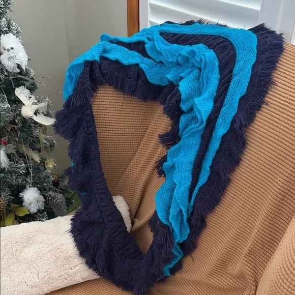 Blue reversible, infinity  Scarf