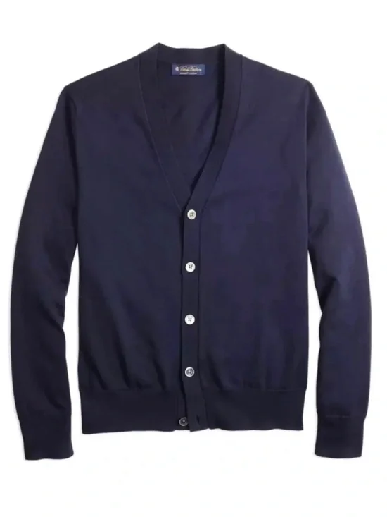 BROOKS BROTHERS supima cotton cardigan