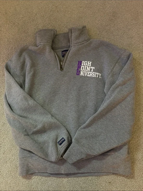 High Point University Gray Quarter-Zip