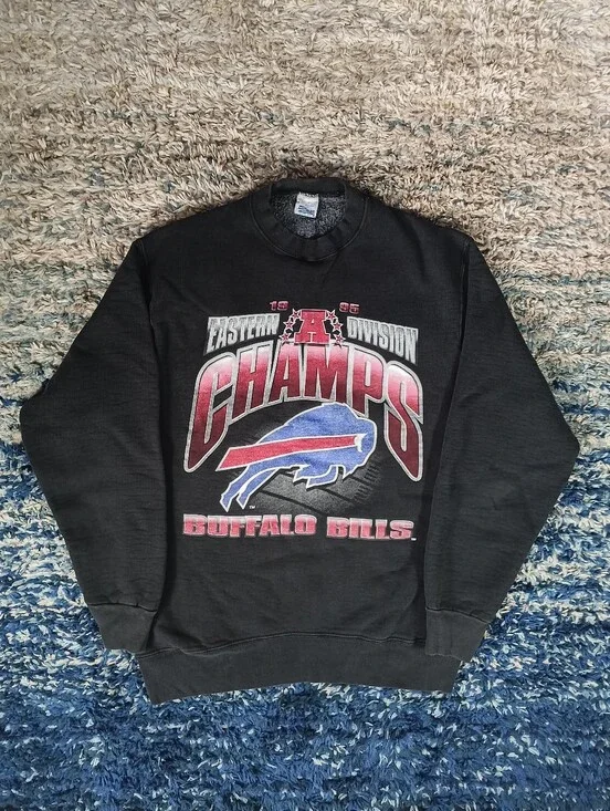 Vintage Salem Sportswear Buffalo Bills NFL 1995 Crewneck Sweatshirt Men's