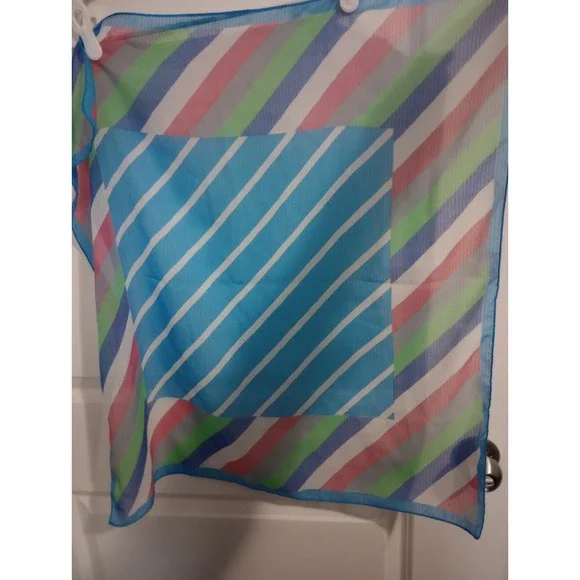 Vintage Italian Polyester Scarf‎ 26