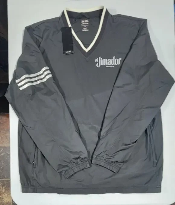 el jimador windbraeker Pullover Thin Jacket. Adidas Long Sleeve Xl