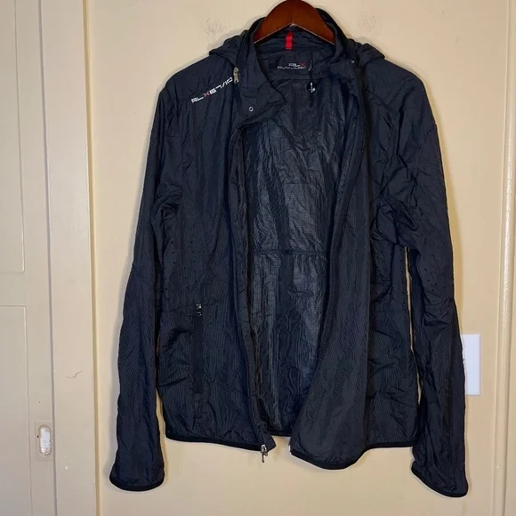Black Lightweight Hooded Jacket