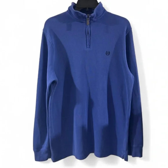 Chaps Preppy Blue Half-Zip Sweater Size Men’s Medium