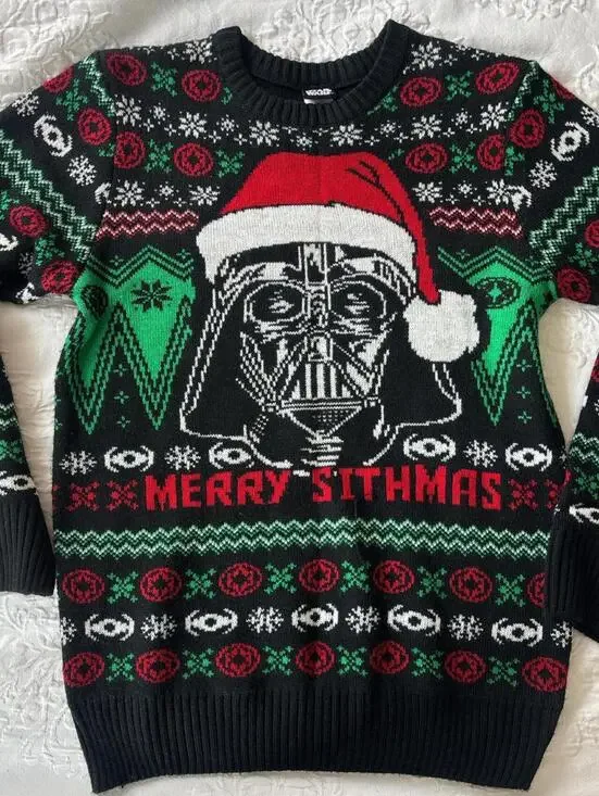 Star wars Christmas sweater men’s large