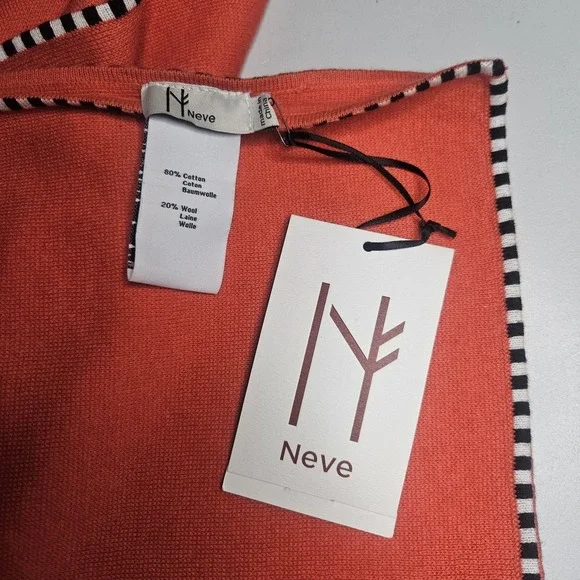 Neve‎ Wool Blend Scarf Annabelle Spice Coral