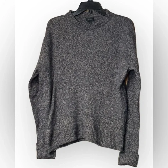 Like new! Rugged merino wool heather crewneck sweater