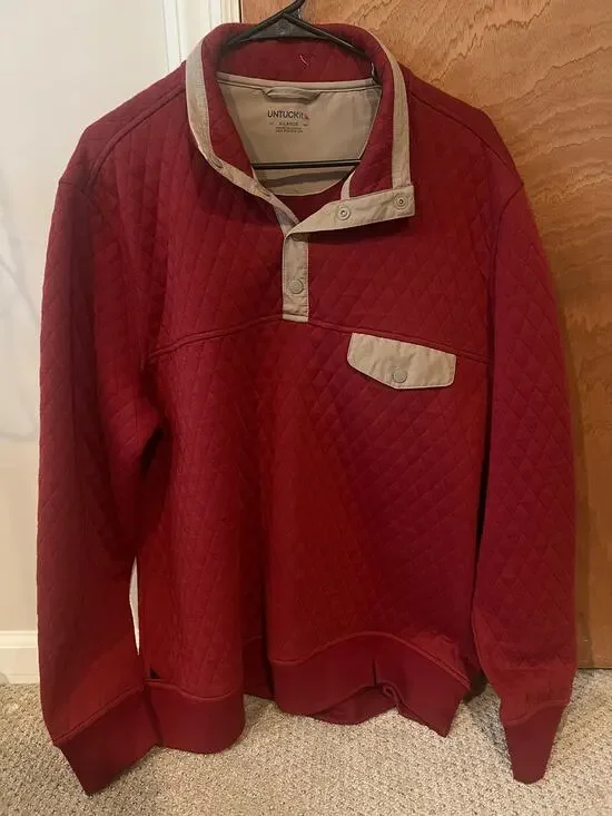 UNTUCKit 3/4 Button Pullover