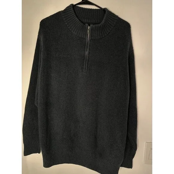 Men’s Redhead Quarter Zip Pullover Sweater 2XL Preppy Old Money Holiday