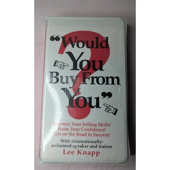 Lee Knapp Would you buy from You selling Skills‎ VHS tape road to Success Video