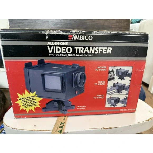 AMBICO All-in-One Video Transfer Photos Films Slides to‎ Video Mod V-0652 - New
