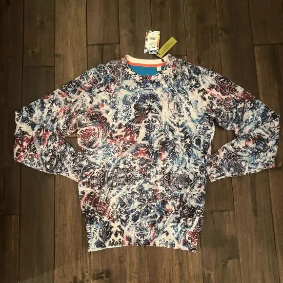 Robert Graham Barrel Man Classic Fit Sweater Size S NWT