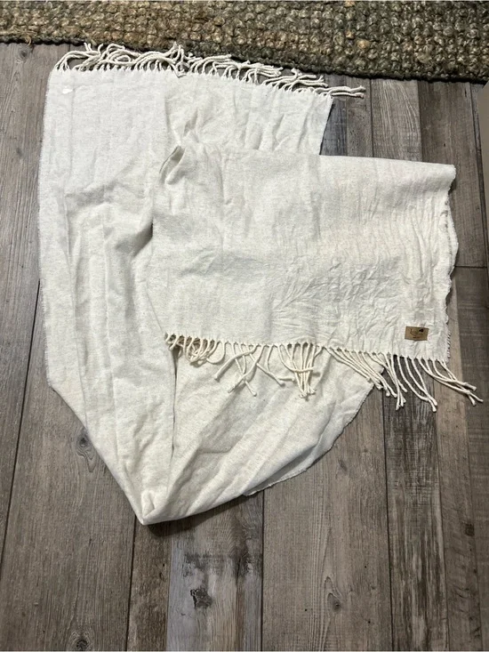 Lands Downunder scarf shawl throw crafted in Italy fringe detail
