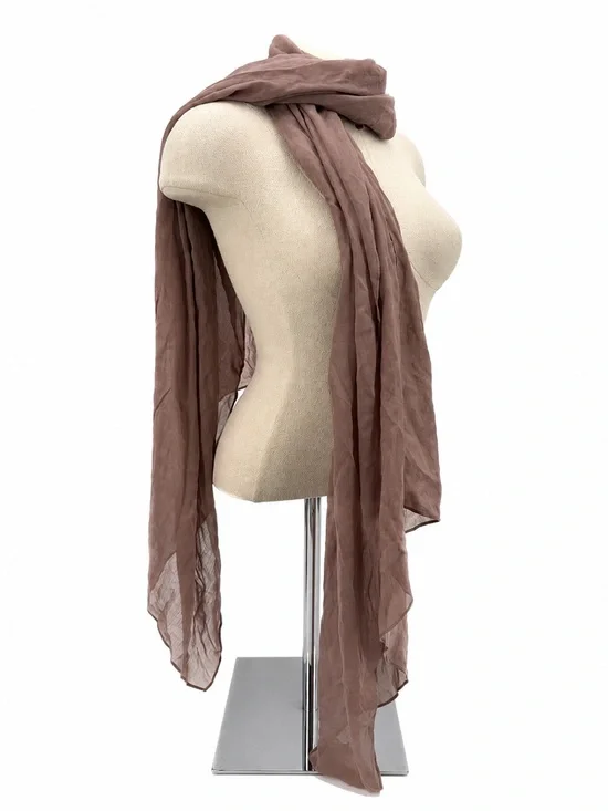 Unbranded Dusty Rose Lightweight Scarf Accessory Wrap Shawl