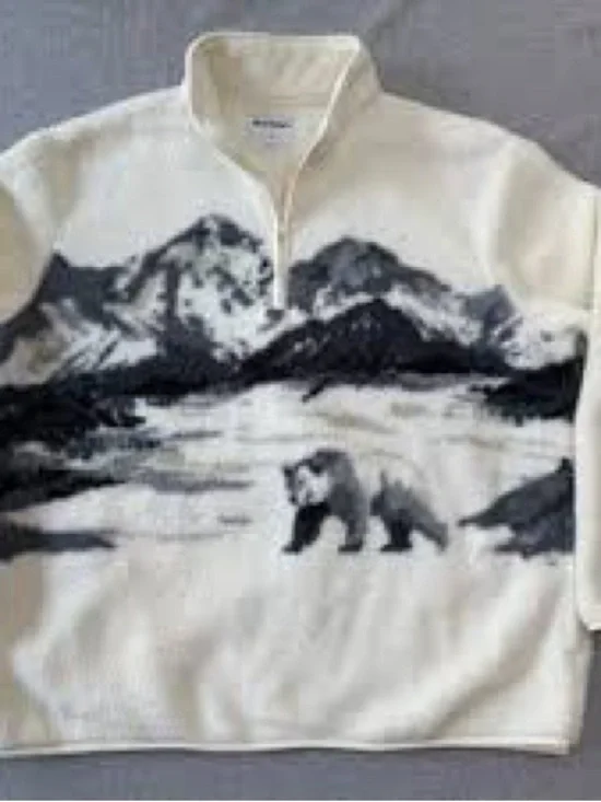 Viral Old Navy Polar Bear Fleece Pull Over