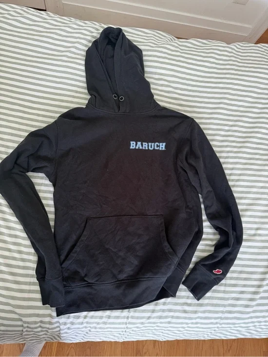 Black 'BARUCH' Pullover Hoodie