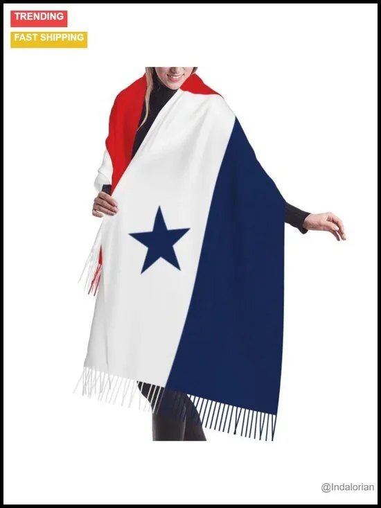 Cashmere Feel Soft Warm Oversized Wrap Shawl with Tassels