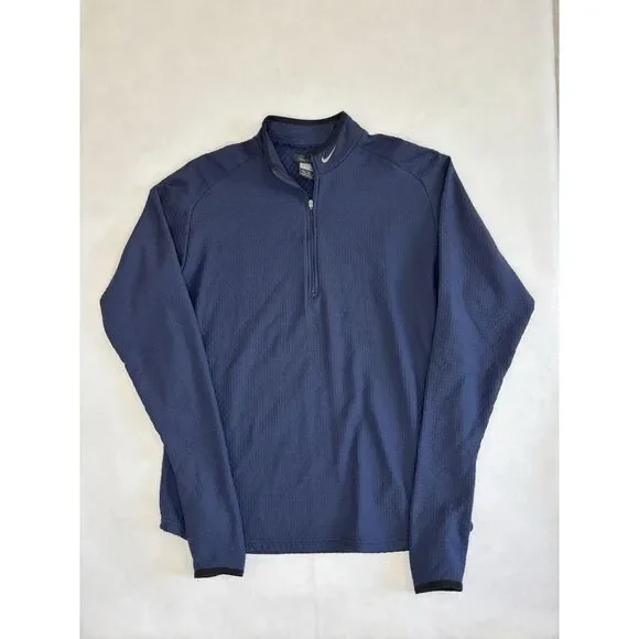 Nike Sphere Dry 1/4 Zip Pullover - Navy Blue - Men’s XL - Made in USA