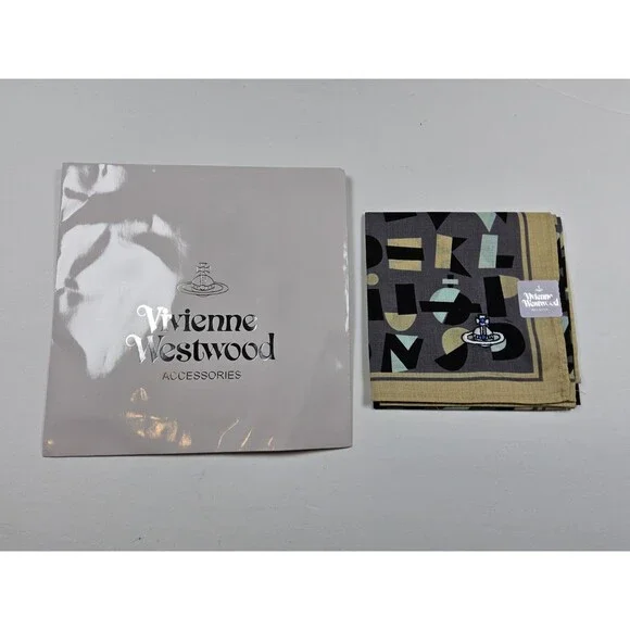 Vivienne Westwood Handkerchief Neckerchief Bandana Scarf Pocket Square Japan