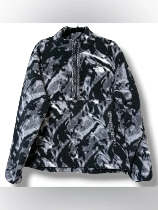 The North Face men's size large pullover black fleeski quarter zip fleece jacket