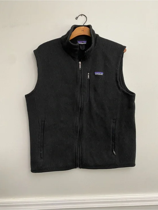 Men’s Patagonia Better Sweater Vest Full Zip Black - M