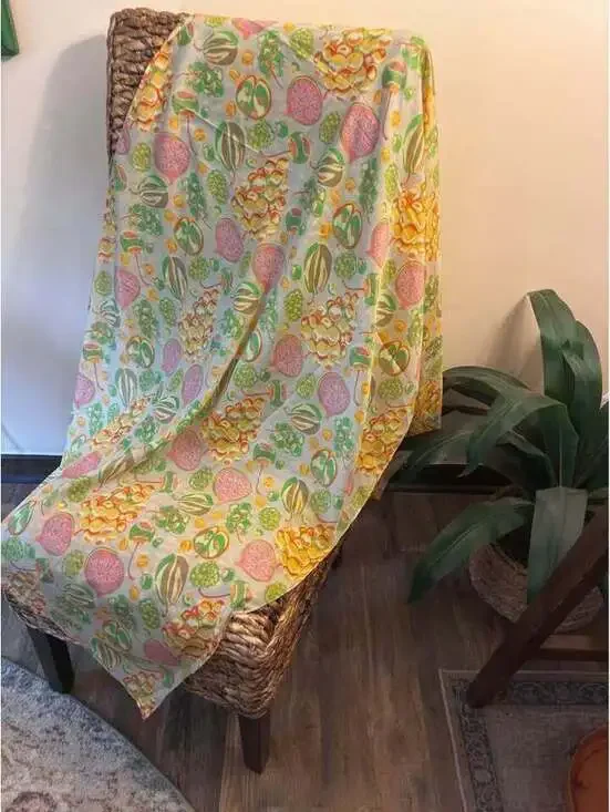 Botanical & fruit scarf/wrap