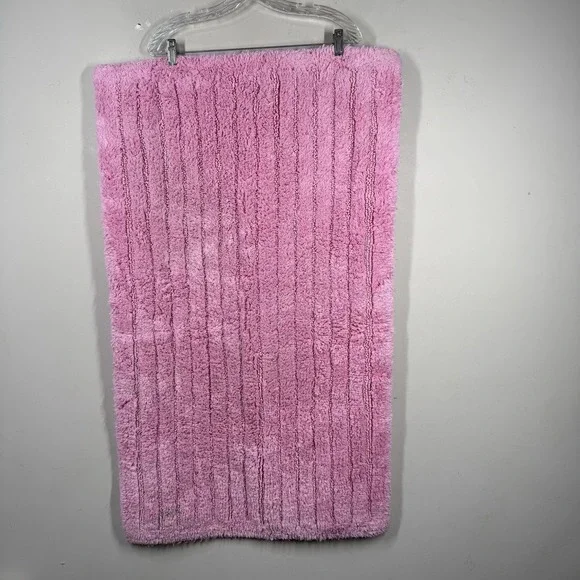 Lauren Ralph Lauren Heavyweight Bath Mat Rug Pink 100% Cotton 42