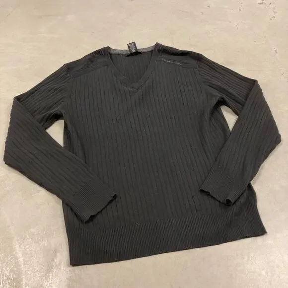 Y2K ribbed Calvin Klein sweater