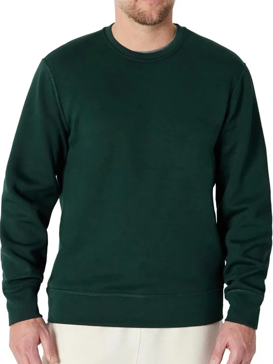 NWOT Sleepdown SZ LRG Men's Dark Green Crewneck Sweater‎