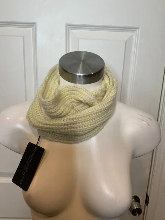 Autumn Cashmere Cream Neon Shaker Neck Warmer Cowl NWT $165