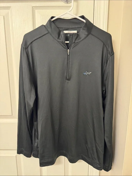 Greg Norman Collection Men’s Quarter-Zip Pullover - Black