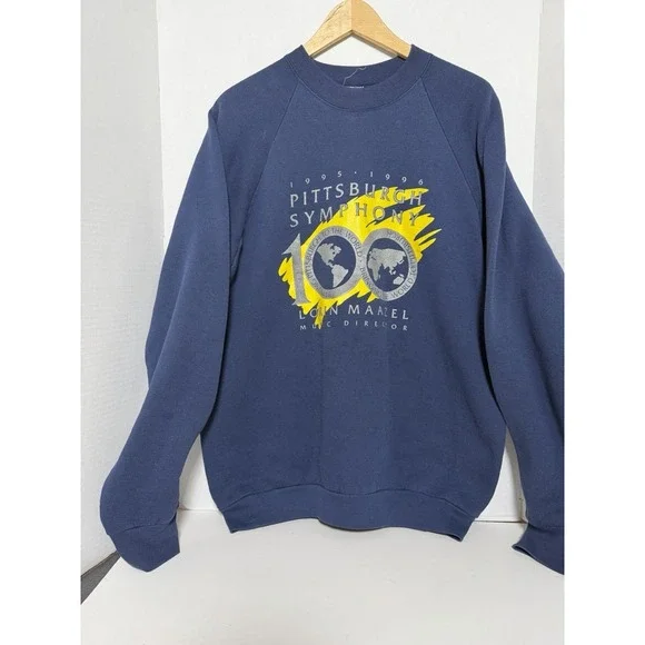 Vintage 1995-96 PITTSBURGH SYMPHONY -LORIN MAAZEL Music Director XXL SWEATER 149